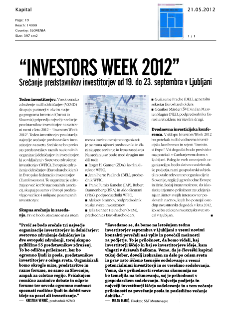 Investors Week 2012 - Kapital