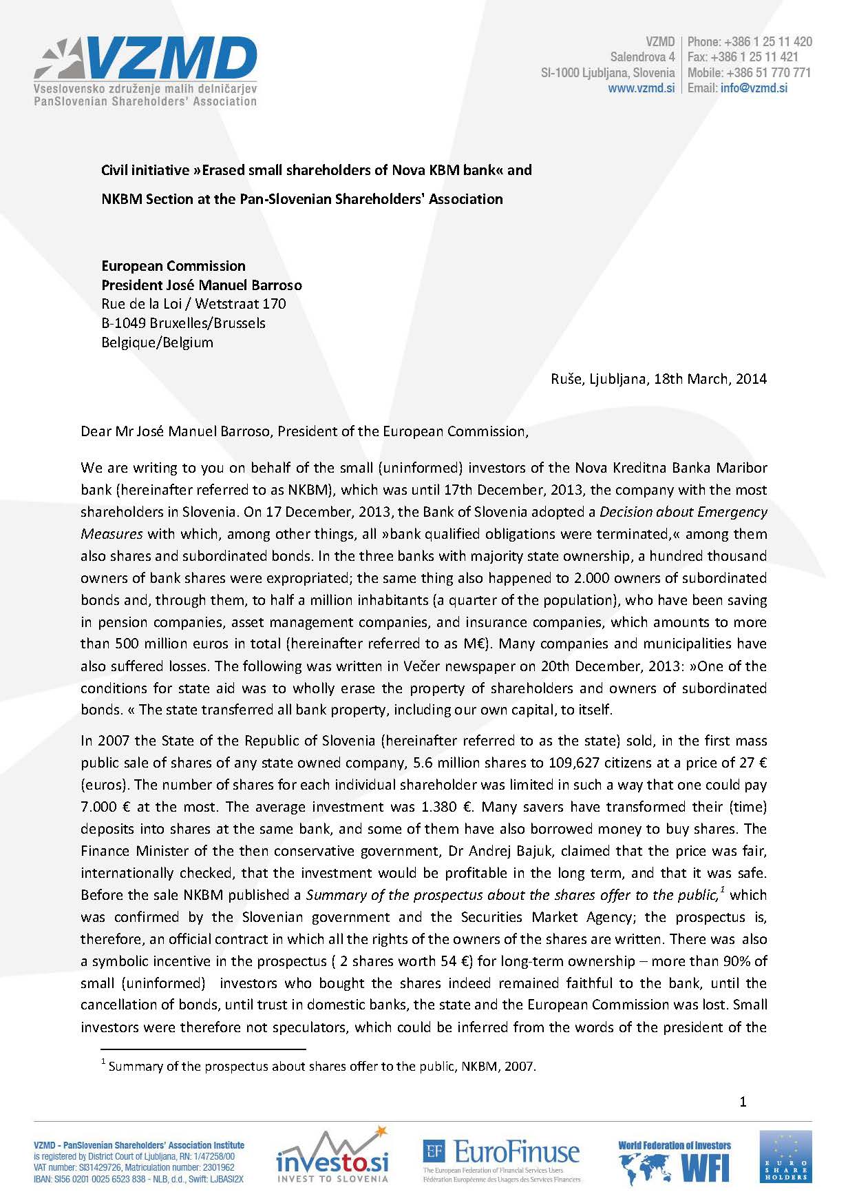 Letter to President of the European Commission Page_1