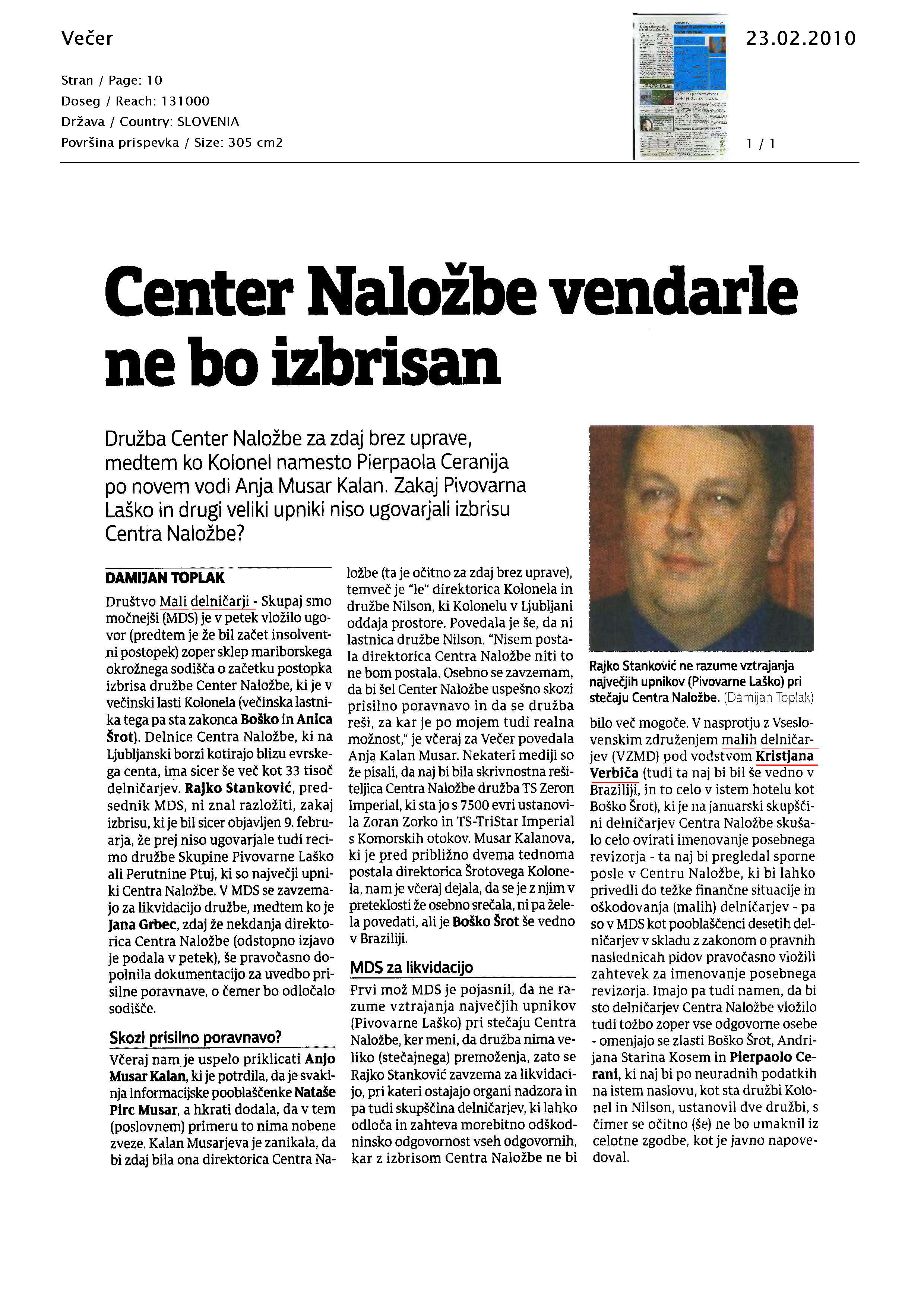 Center_Nalo_be_vendarle_ne_bo_izbrisan