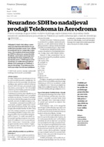 Neuradno SDH_bo_nadaljeval_prodaji_Telekoma_in_Aerodroma