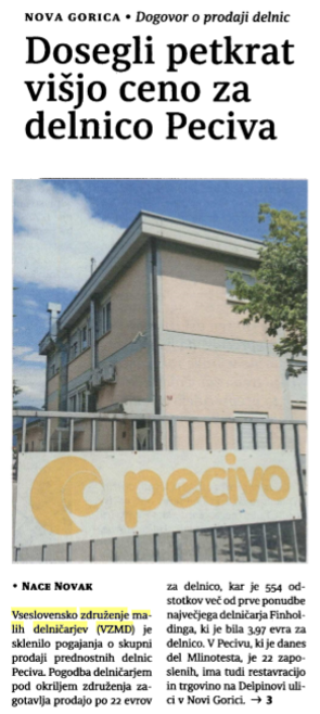 Primorske novice PECIVO1 24.7.2018