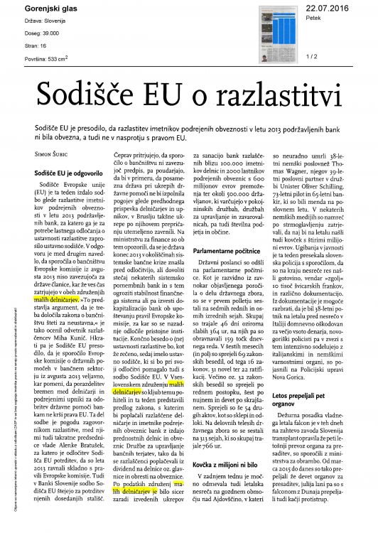 Sodisce EU o razlastitvi Page 1
