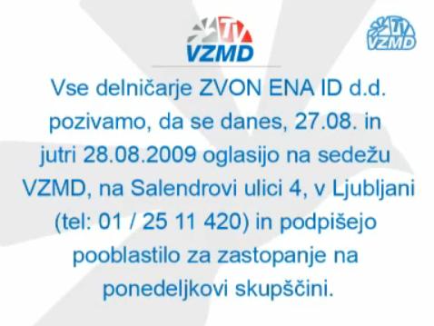 Poziv Zvon Ena