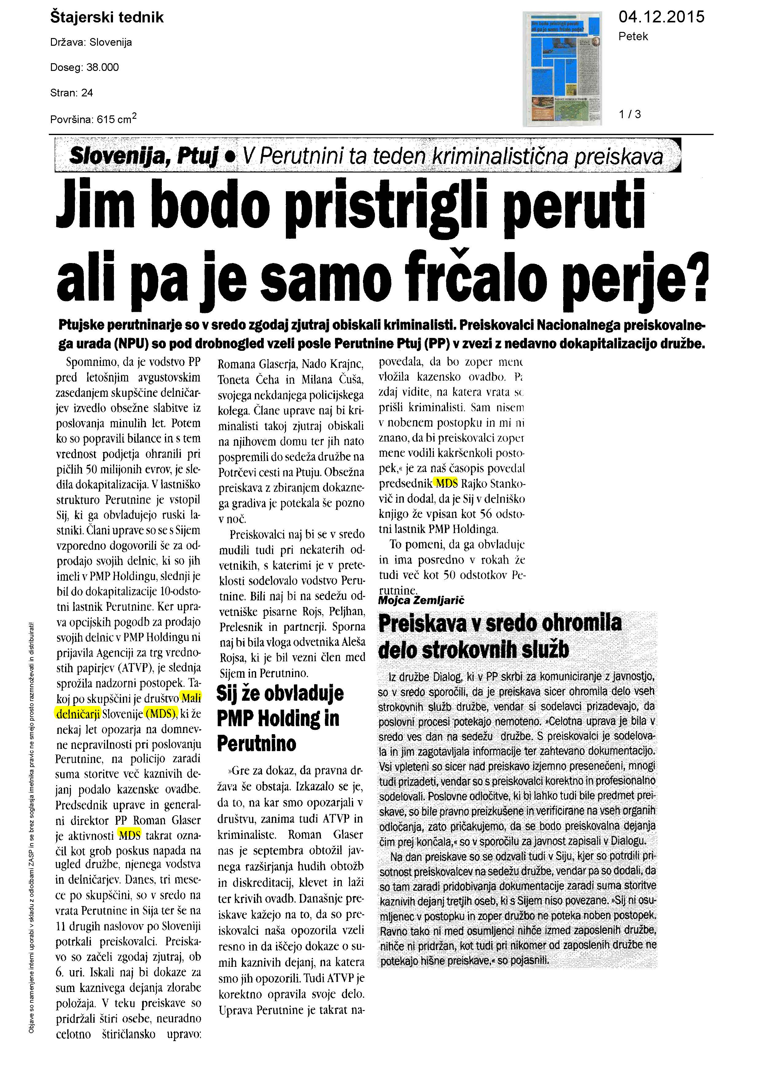 Jim bodo pristrigli peruti ali pa je samo frčalo perje Page_1