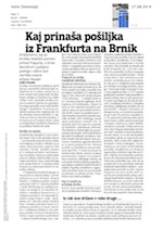 Kaj prinaša_pošiljka_iz_Frankfurta_na_Brnik
