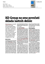 KD_Group_ne_sme_pove_ati_sklada_lastnih_delnic