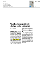 Vodstvo_Toma_predlogu_ste_aja_ne_bo_ugovarjalo