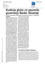 Koalicija gluha_za_opozorila_guvernerja_Banke_Sovenije