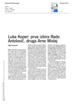 Luka Koper_prva_izbira_Rado_Antolovič_druga_Arne_Mislej