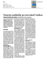 Namesto nad_kofije_po_mizi_udaril_Vatikan_Page_1