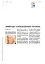 Obudili idejo_o_likvidaciji_Belinke_Perkemije