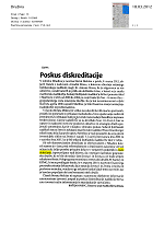 Poskus diskreditacije