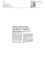 Protest pred_stavbo_Agrokorja_v_Zagrebu