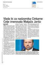 Vlada bi_za_nadzornika_Cinkarne_Celje_imenovala_Matjaža_Janšo