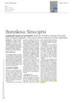 Bratuškova Nisva_sprta