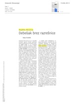 Debeljak brez_razrešnice