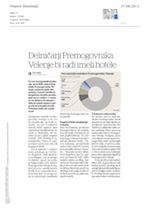 Delničarji Premogovnika_Velenje_bi_radi_imeli_hotele