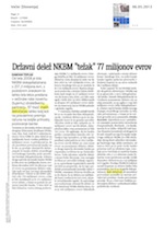 Državni delež_NKBM_težak_77_milijonov_evrov