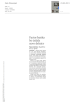 Factor banka_bo_izdala_nove_delnice