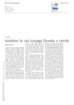 Kolektor bi_rad_svojega_človeka_v_Letriki