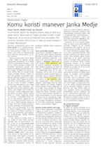 Komu koristi_manever_Janka_Medje