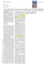Lastniki dobre_desetine_Aerodroma_zavrnili_naložbo