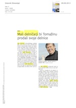 Mali delničarji_bi_Tomažinu_prodali_svoje_delnice