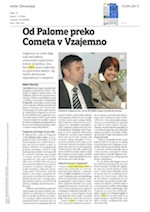 Od Palome_preko_Cometa_v_Vzajemno