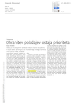 Ohranitev položajev_ostaja_prioriteta