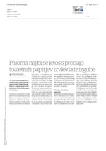 Paloma naj_bi_se_letos_s_prodajo_toaletnih_papirjev_izvlekla_iz_izgube