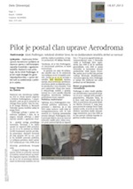 Pilot je_postal_član_uprave_Aerodroma