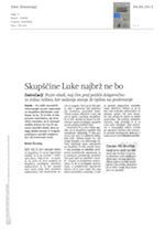 Skupščine Luke_najbrž_ne_bo