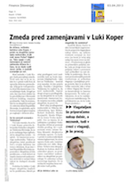 Zmeda pred_zamenjavami_v_Luki_Koper