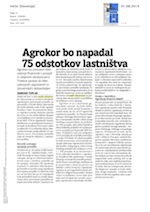 Agrokor bo_napadal_75_odstotkov_lastništva