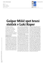 Gašpar Mišič_spet_brani_stolček_v_Luki_Koper
