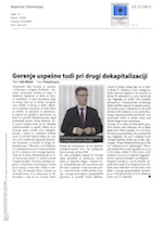 Gorenje uspešno_tudi_pri_drugi_dokapitalizaciji