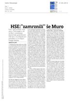 HSE zamrznili_še_Muro