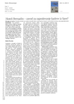 Hoteli Bernadin_zavod_za_zaposlovanje_kadrov_iz_Save_