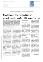 Hotelom Bernardin_so_stari_grehi_oslabili_kondicijo