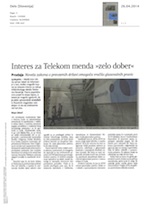 Interes za_Telekom_menda_zelo_dober_