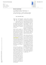 Ljubljanska borza_v_znamenju_privatizacije