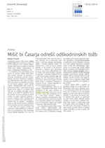 Mišic bi_Časarja_odrešil_odškodninskih_tožb