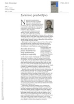 Zanimivo predvidljivo