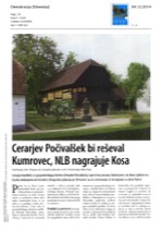 Cerarjev Počivalšek_bi_reševal_Kumrovec_NLB_nagrajuje_Kosa