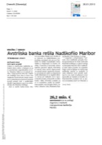 Avstrijska banka_rešila_Nadškofijo_Maribor