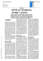DUTB pri_Istrabenzu_streljal_v_prazno