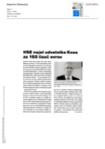 HSE najel_odvetnika_Kosa_za_168_tisoč_evrov