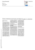 Krkin dobiček_razočaral_prodaja_manjša_tri_odstotke