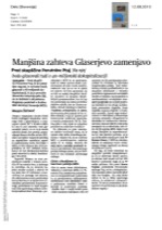 Manjšina zahteva_Glaserjevo_zamenjavo