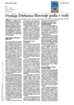 Prodaja Telekoma_Slovenije_padla_v_vodo